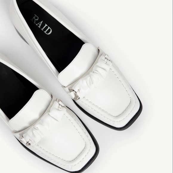 RAID block heel chunky loafers - Picture 3 of 11